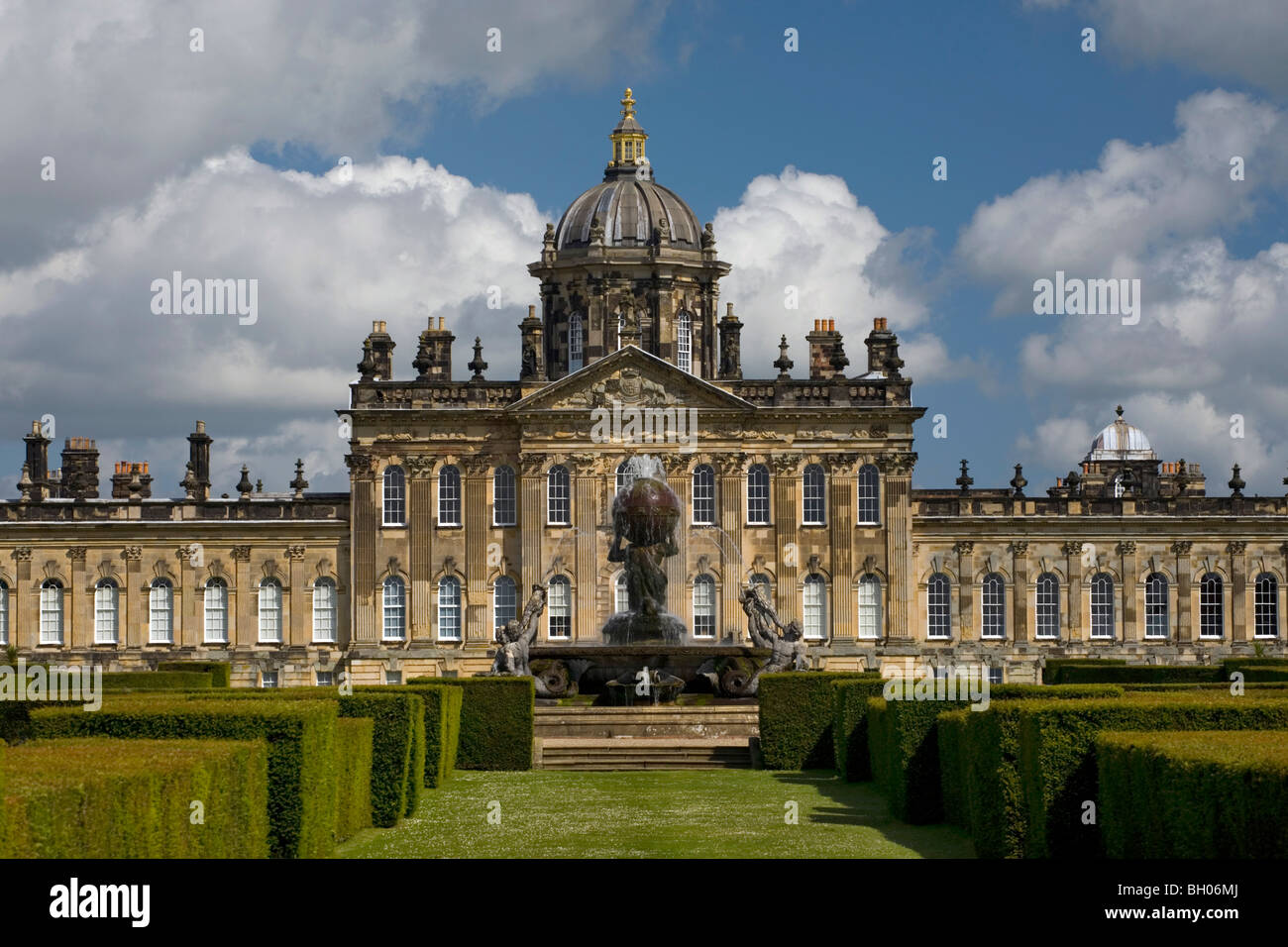 Le château Howard, Yorkshire, Angleterre Banque D'Images