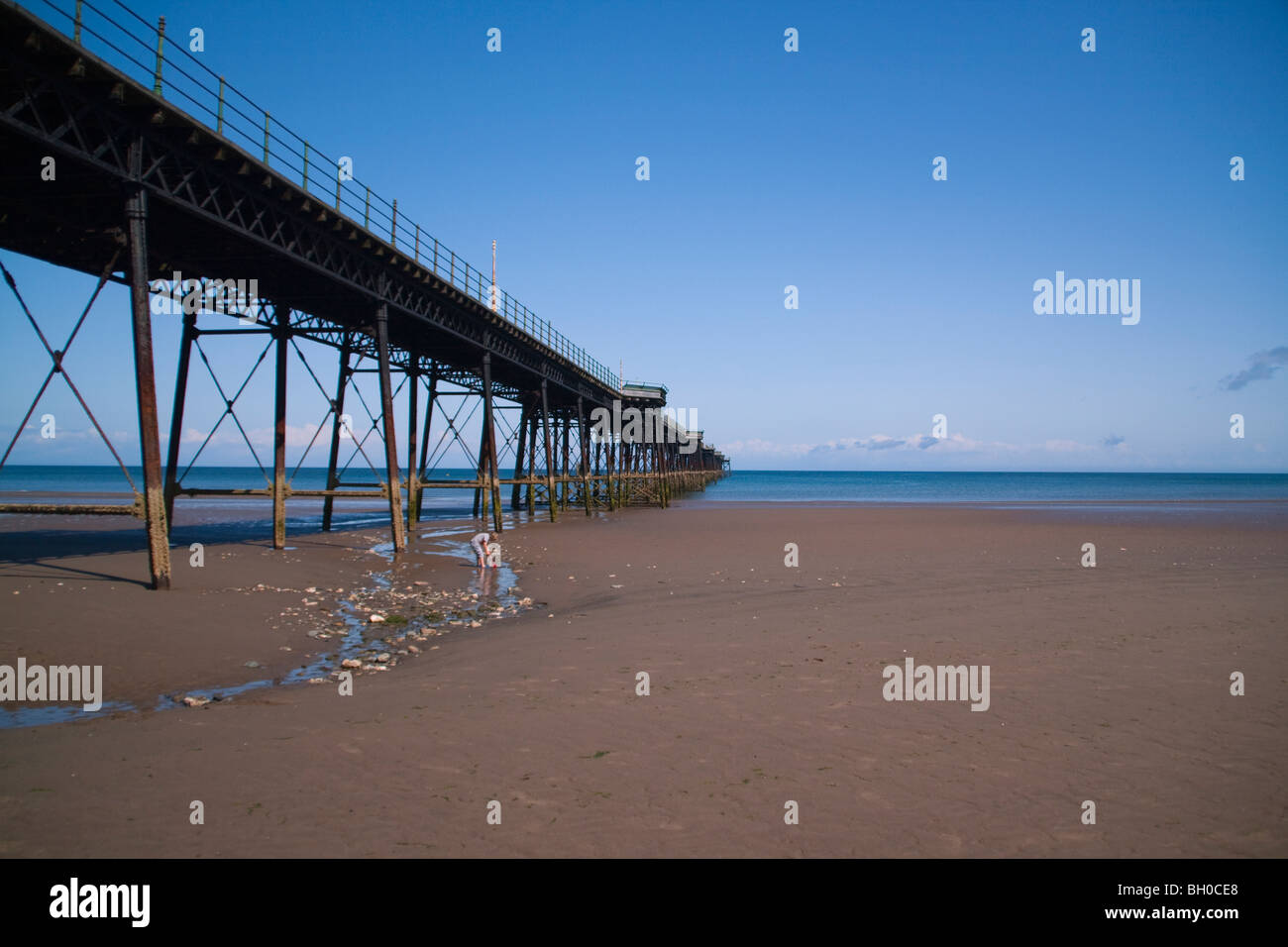 Queens Pier Ramsey Ile de Man Banque D'Images