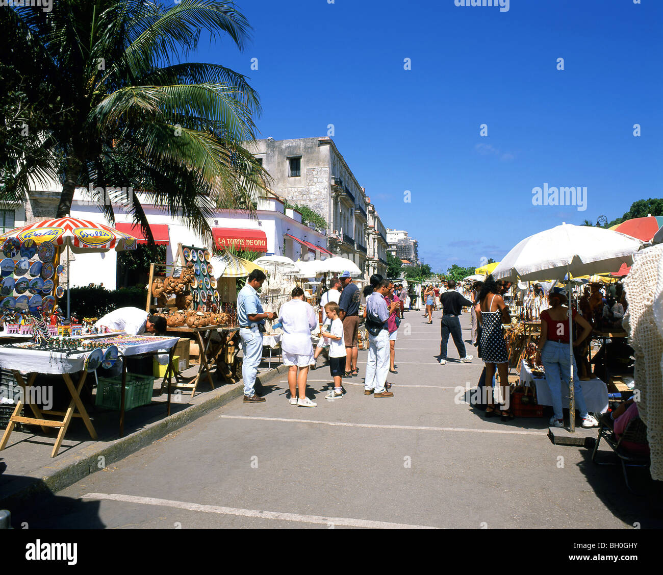 Mercado de la Catedral, La Vieille Havane, La Havane, La Havane, République de Cuba Banque D'Images