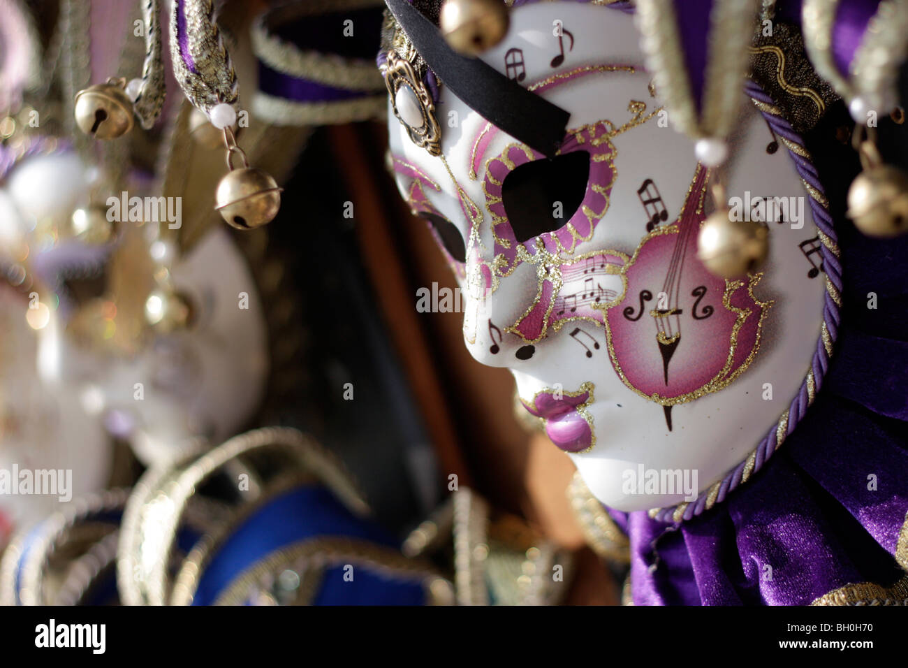 Masque de Venise Italie boutique de souvenirs Banque D'Images