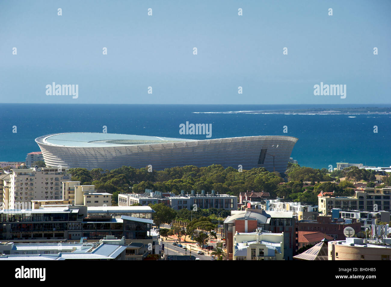 Stade Green Point Cape Town en fin d'après-midi Banque D'Images