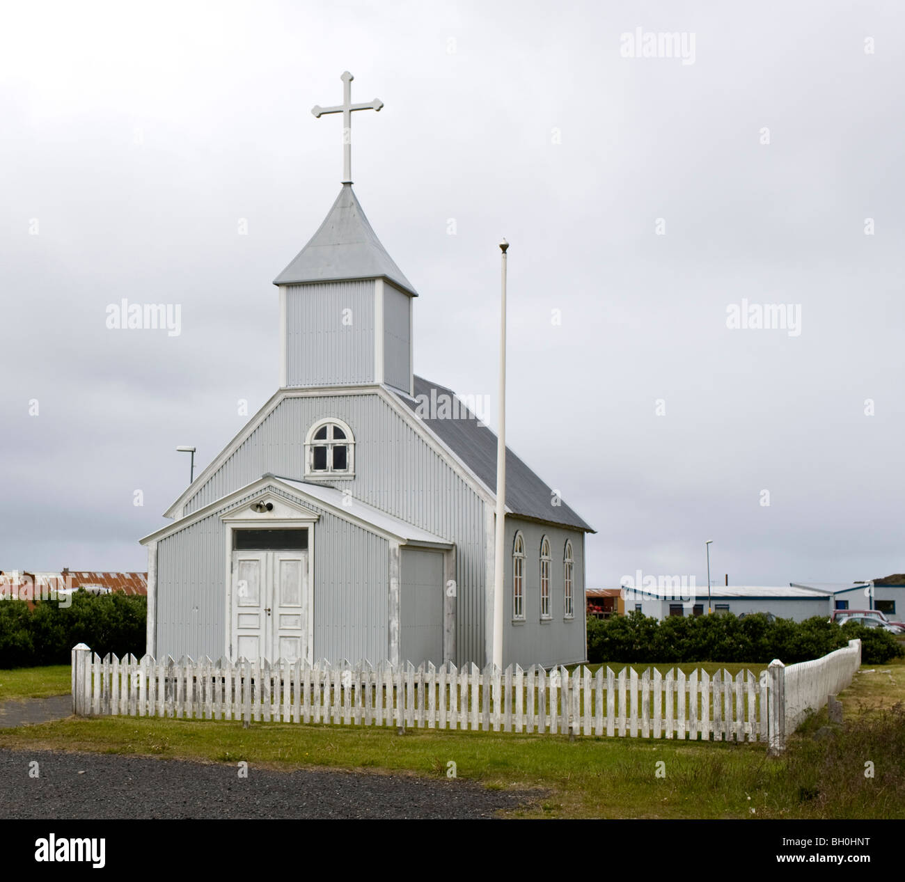 Dans l'église, de Borgarfjordur eystri, à l'Est de l'Islande Banque D'Images