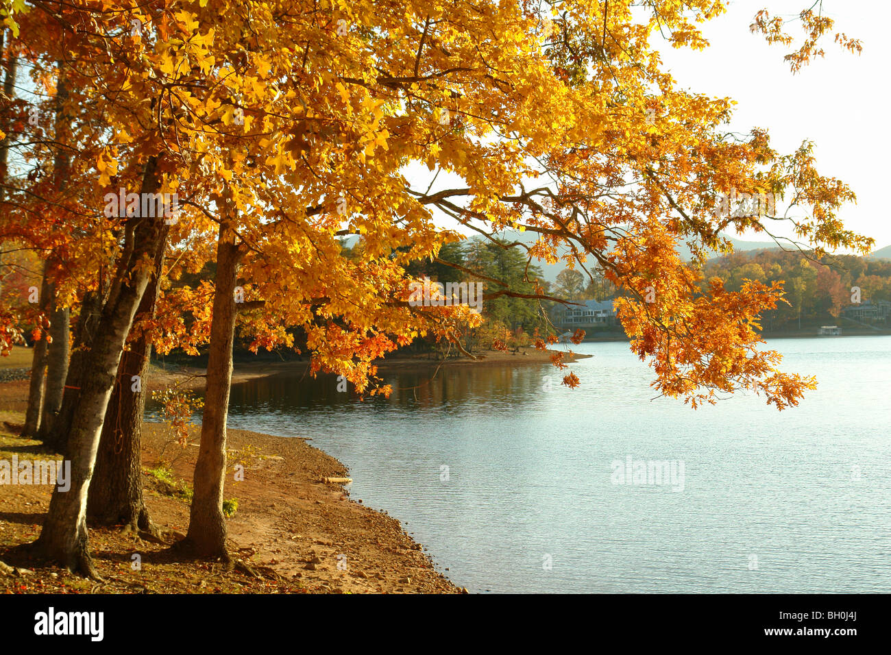 Hiawassee. GA, Géorgie, Lake Chatuge, automne Banque D'Images