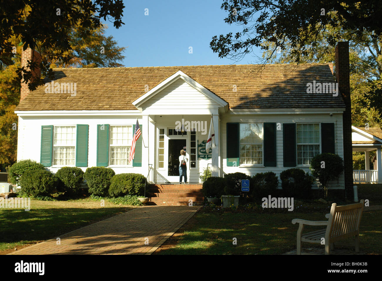 Tuscumbia, Al, Alabama, Helen Keller de naissance et lieu de culte, Accueil, Muscle Shoals Area Banque D'Images