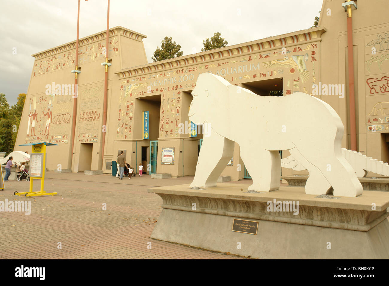 Memphis, TN, Tennessee, Memphis Zoo Banque D'Images