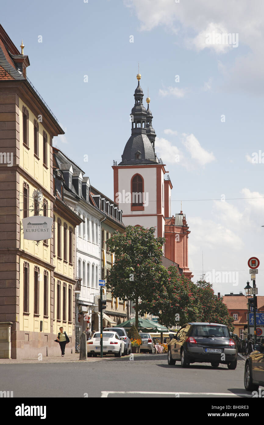 Église Stadtpfarrkirche Fulda Banque D'Images