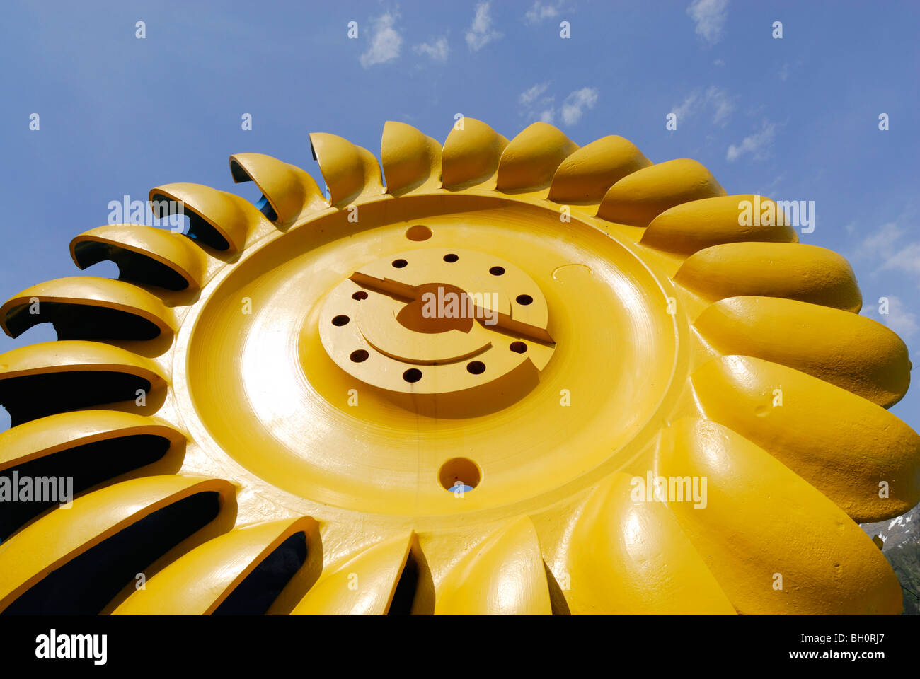 Roue De Turbine Pelton 260mm - 25 Cuillères, Pour Projet Micro-hydro - Neuf, Fabriqué En Turquie