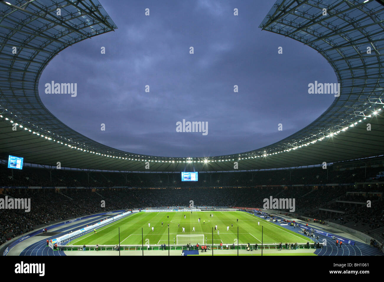 Bundesliga match au Stade Olympique, Berlin, Germany, Europe Banque D'Images