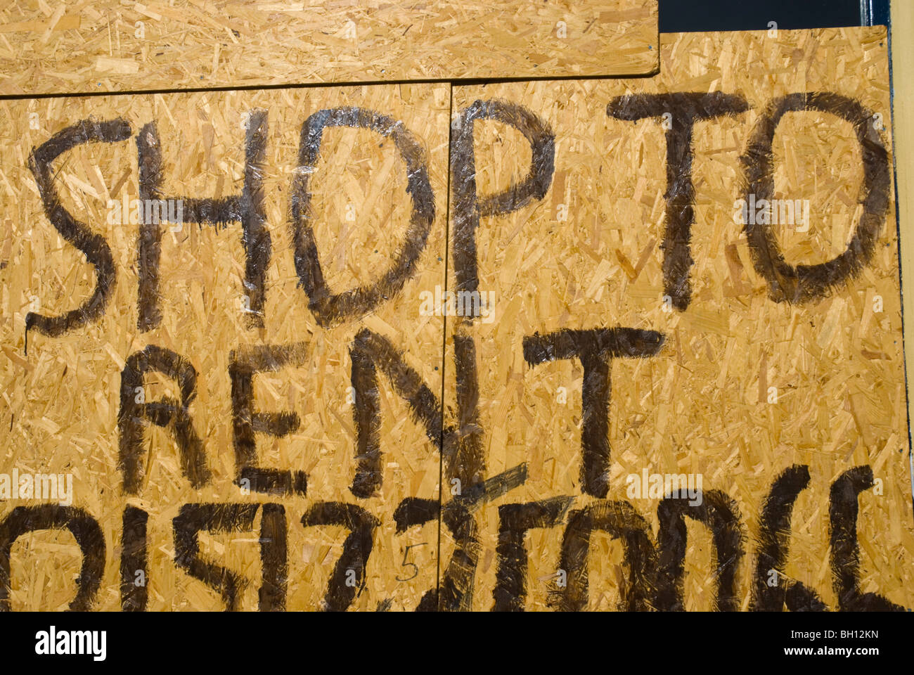 Barricadèrent magasin pour louer Liverpool Angleterre Angleterre Europe Banque D'Images