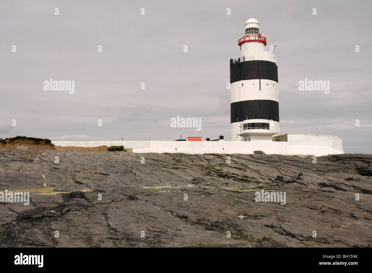 Le phare de Hook Head, dans le comté de Wexford, Irlande. Banque D'Images