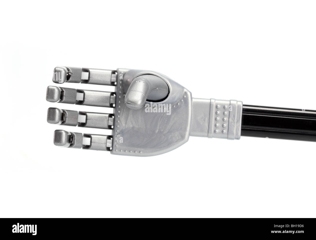 Robot grab main Banque D'Images