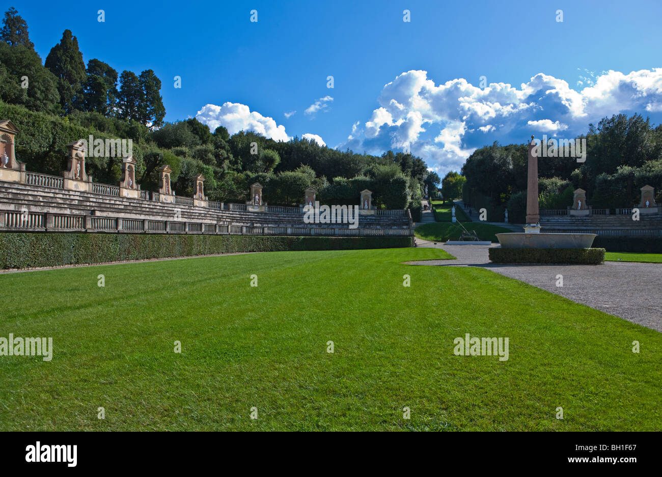 Italie,Toscane,Florence,le jardin de Boboli Banque D'Images