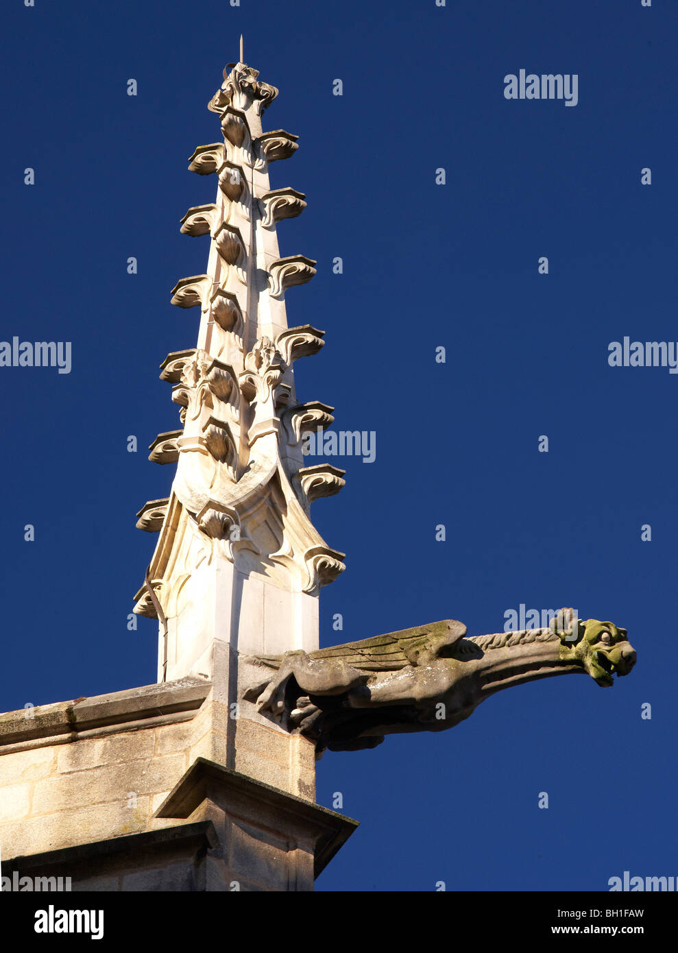 La Cathédrale de Limoges, cathédrale Saint Etienne dans la lumière du matin, le Chemin de Saint-Jacques de Compostelle, Chemins de Saint-Jacques, Via Lemo Banque D'Images