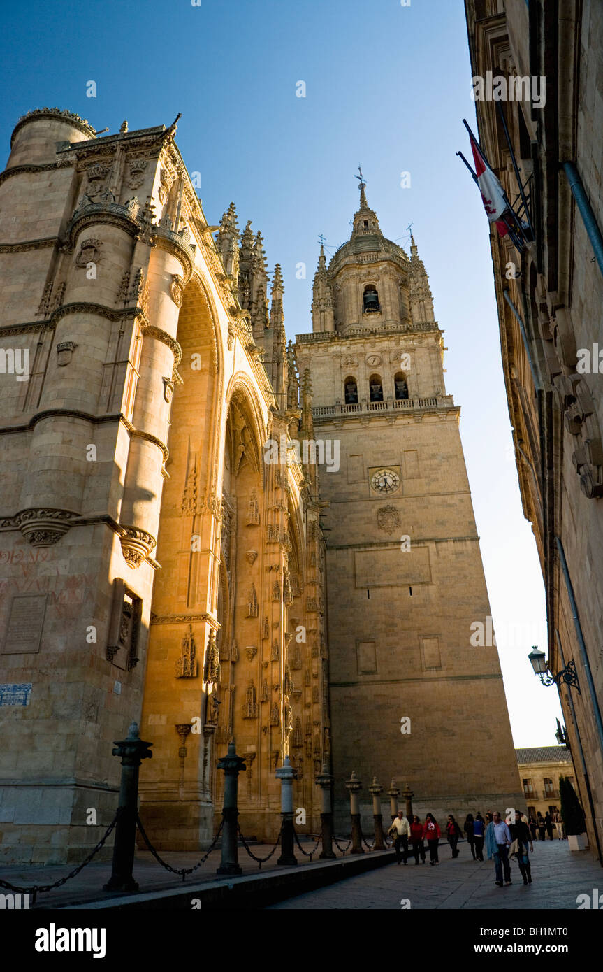 Catedral Vieja, Salamanque, Castille et Leon, Espagne Banque D'Images