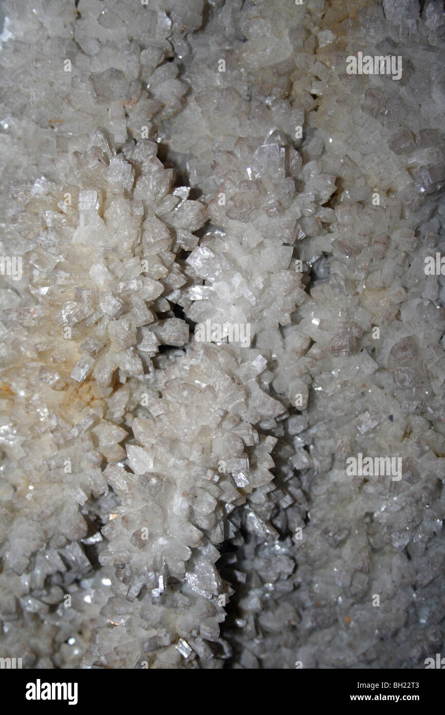 Cristaux de barytine de Hexham, Northumberland, Angleterre Banque D'Images