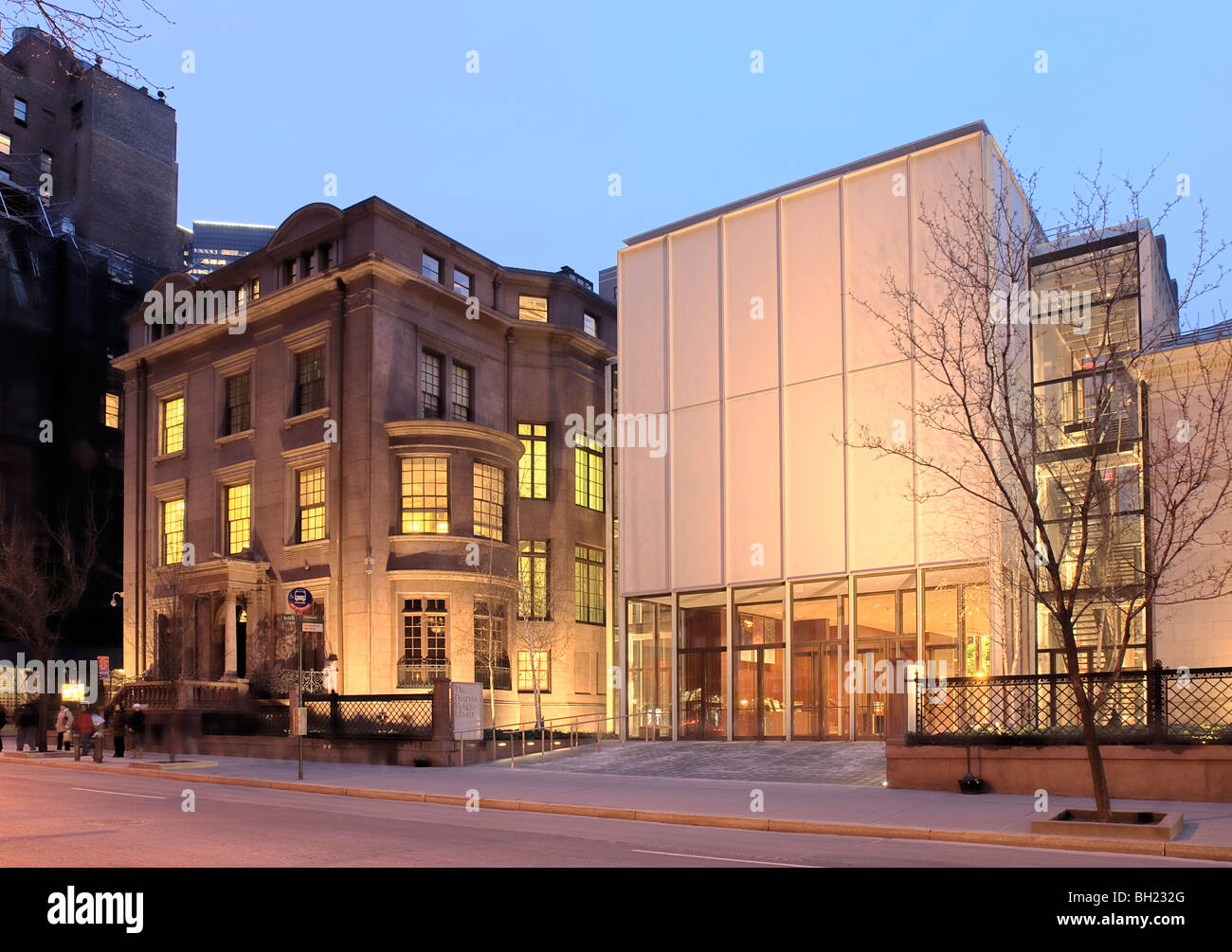 The Morgan Library & Museum, Renzo Piano Architecture, Madison Avenue, New York City, New York. Banque D'Images