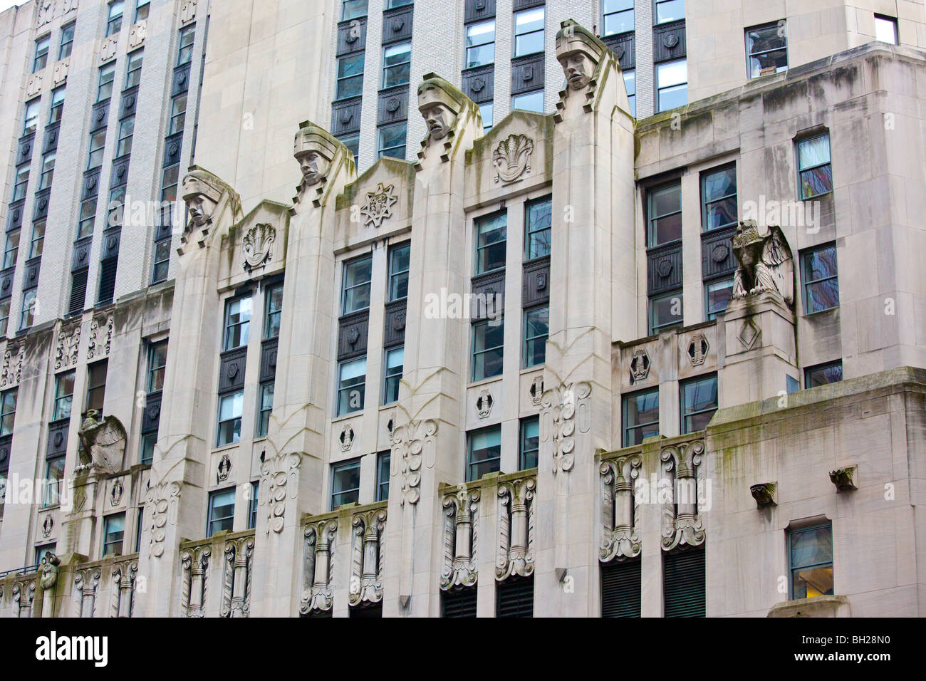 20 Exchange Place gratte-ciel historique dans le centre-ville de Manhattan, New York City Banque D'Images
