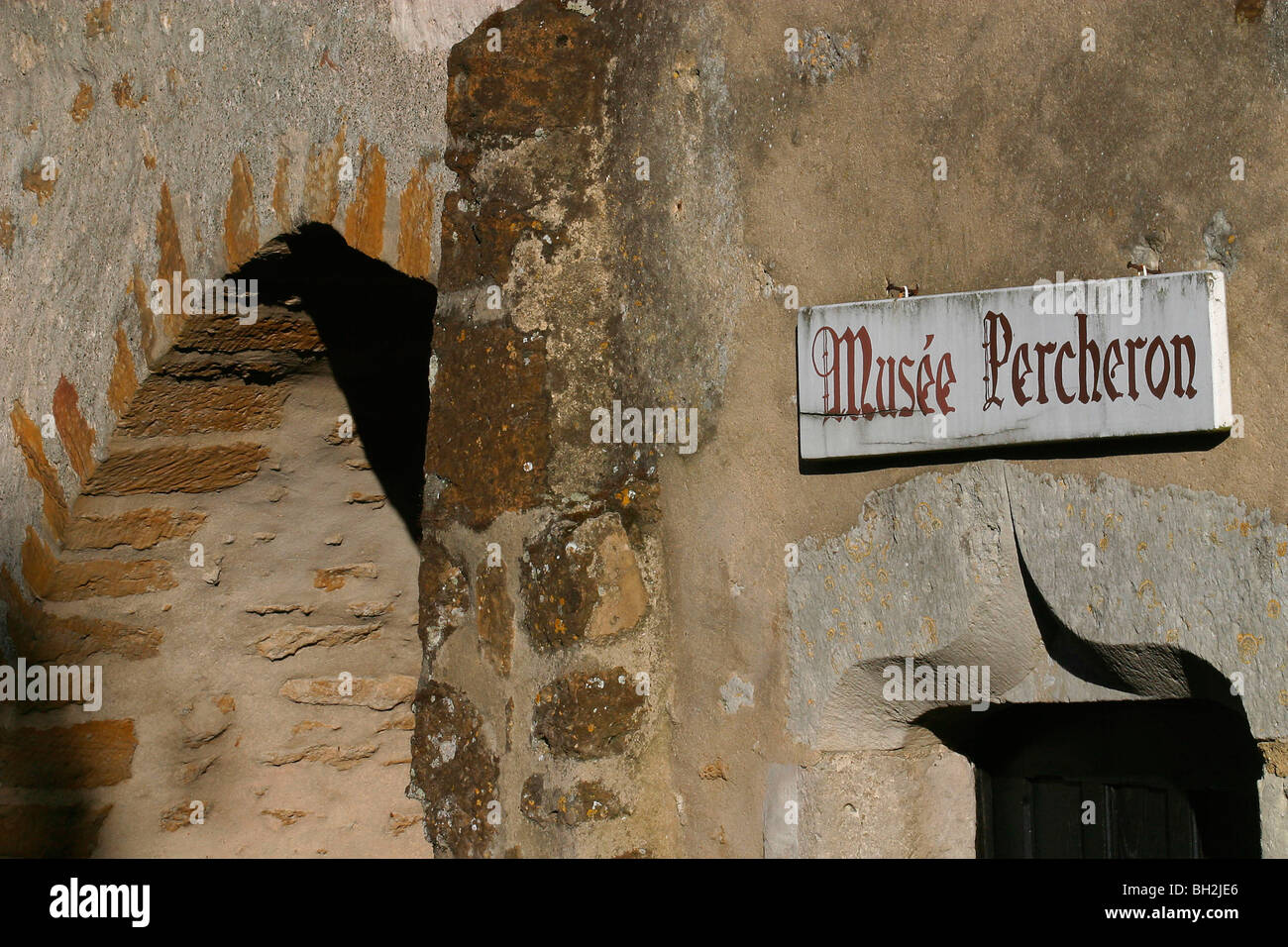 Petit Musée PERCHERON DE LA VILLE DE MORTAGNE-au-Perche, Orne (61), NORMANDIE, France Banque D'Images