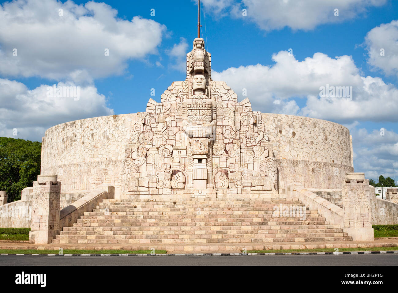 Monumento a la Bandera ou Monument de la patrie sur le Paseo de Montejo ...