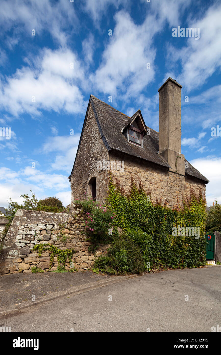 Maison typique, le port de Saint-Goustan, ville d'Auray, département du Morbihan, Bretagne, France Banque D'Images
