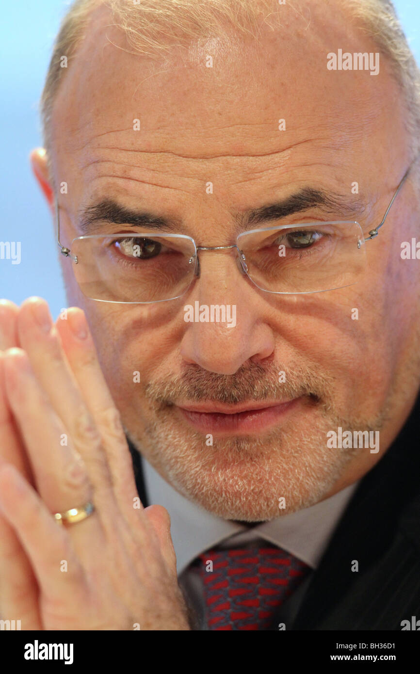 Léo Apotheker, CEO de SAP AG, Francfort, Allemagne. Banque D'Images