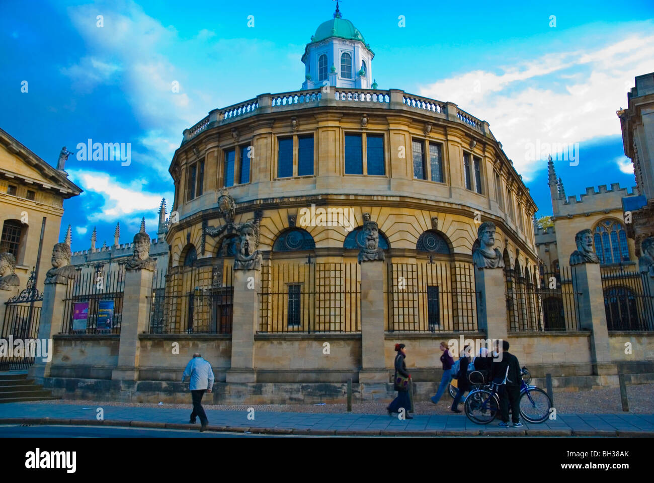 Sheldonian Theatre Broad street Oxford Angleterre Angleterre Europe Banque D'Images