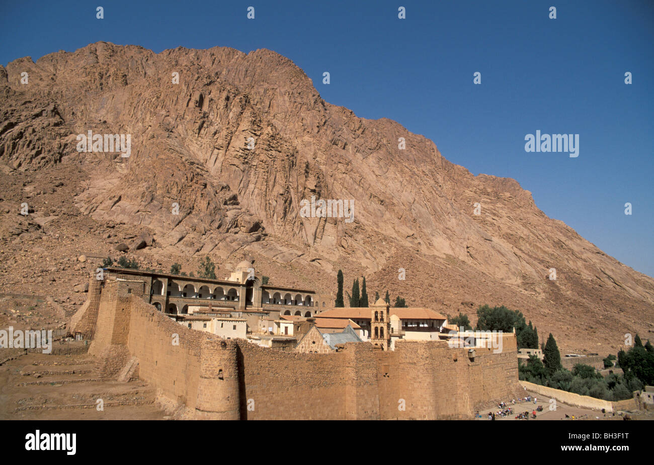 L'Égypte, le Monastère de Sainte Catherine au pied du Mt. Sinai Banque D'Images