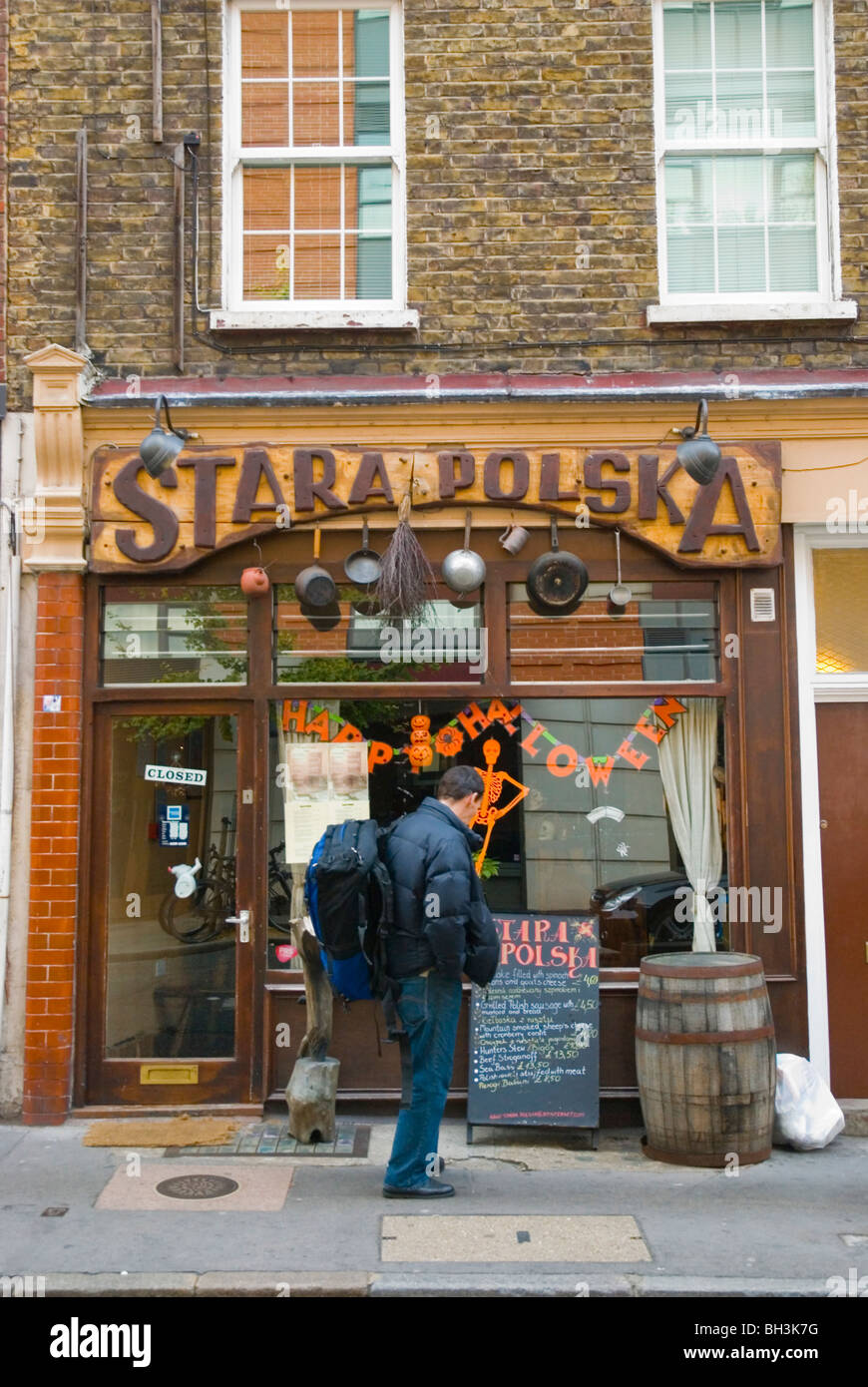 Stara Polska restaurant spécialisé dans la cuisine polonaise Marylebone Londres Angleterre Royaume-uni Europe Banque D'Images