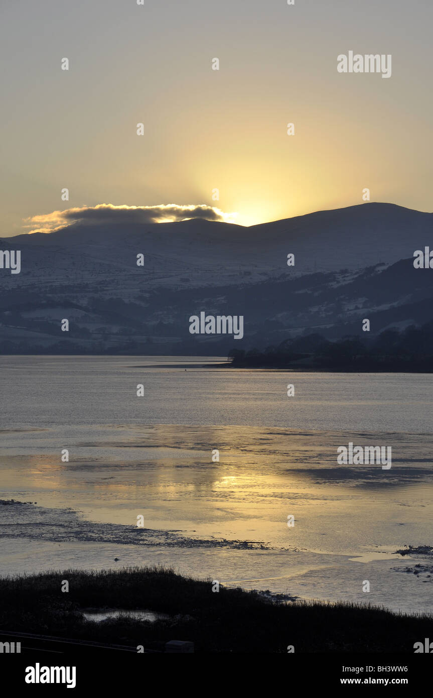 Afon Conwy River North Wales Banque D'Images