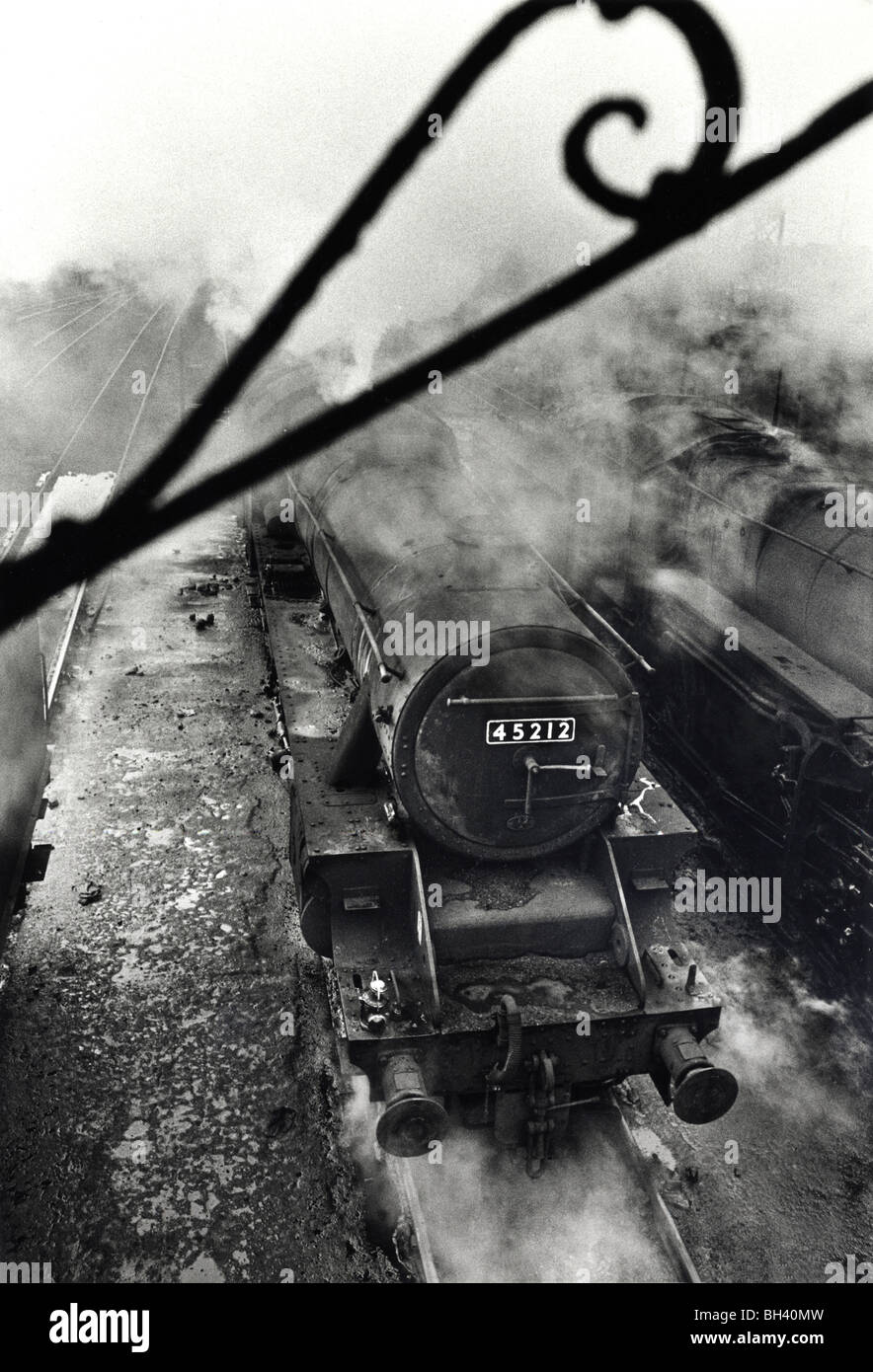 Les derniers jours de la vapeur en Grande-Bretagne en 1968, pris le mois avant que tous les trains à vapeur ont été rebutés par les chemins de fer britanniques. Banque D'Images