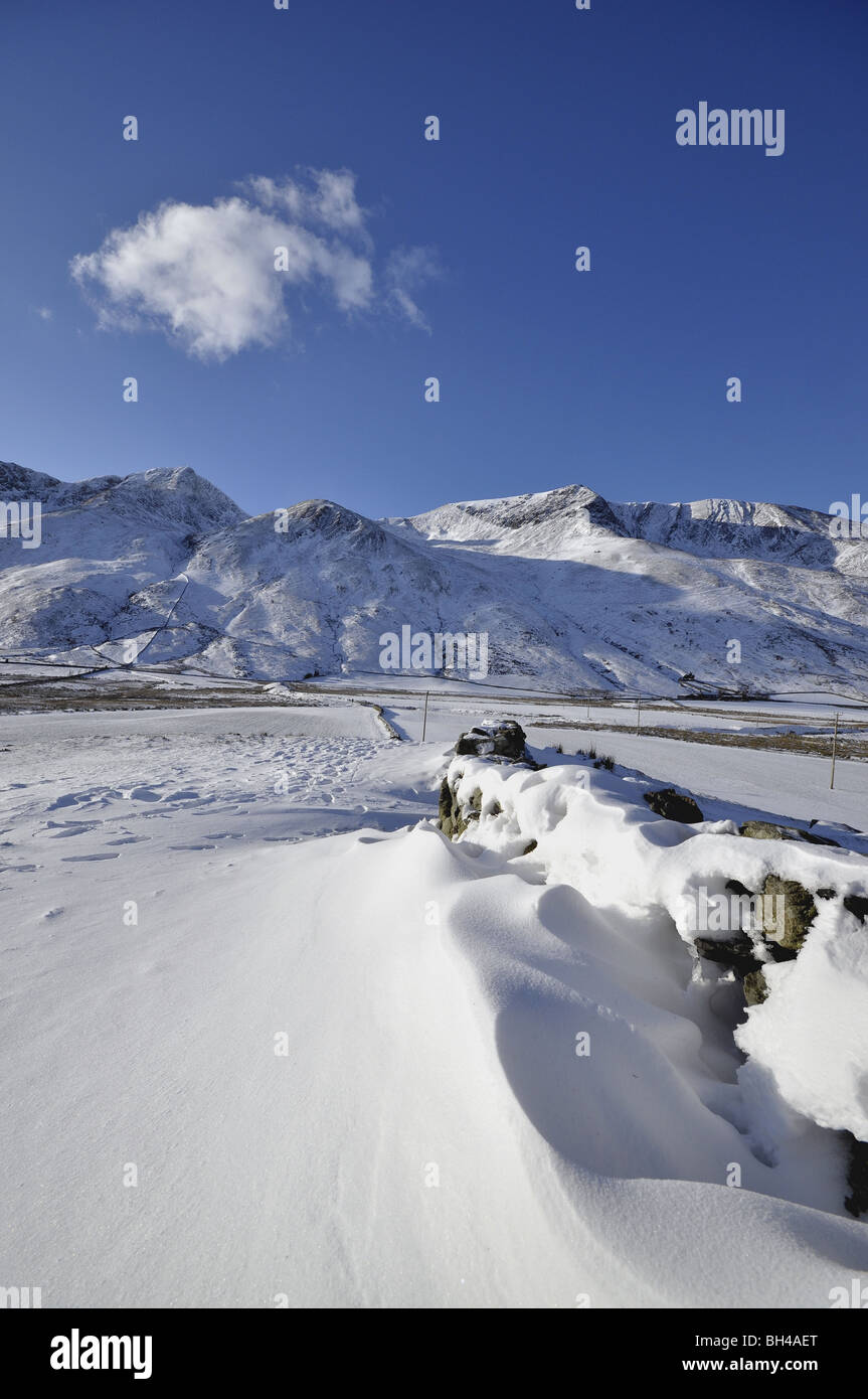 Nant Ffrancon valley Carneddau North Wales Banque D'Images