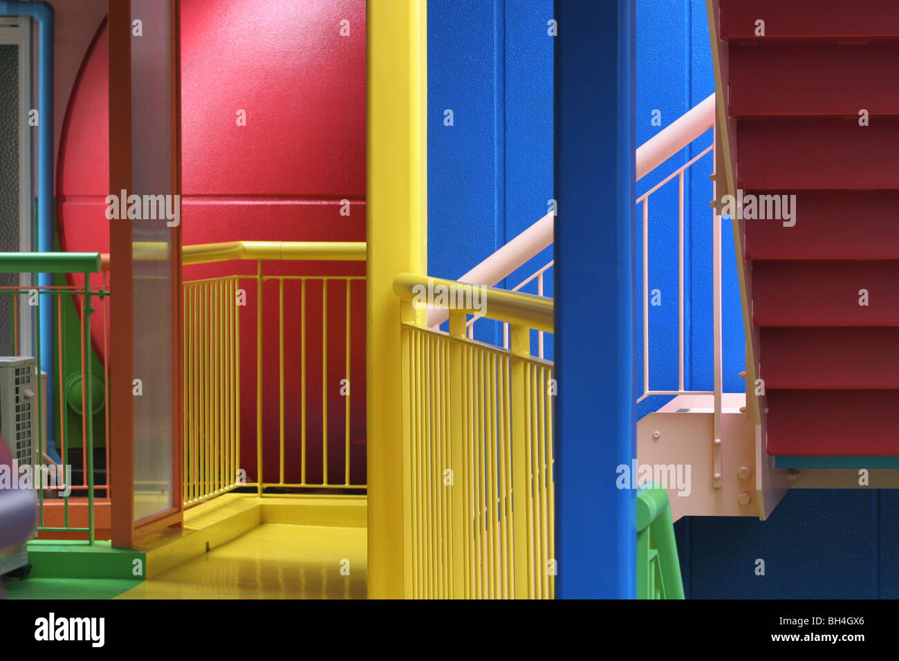 Images de la 9 appartements résidentiels, connu sous le nom de "destin réversible- Lofts En mémoire de Helen Keller', à Mitaka, Tokyo, Japon Banque D'Images