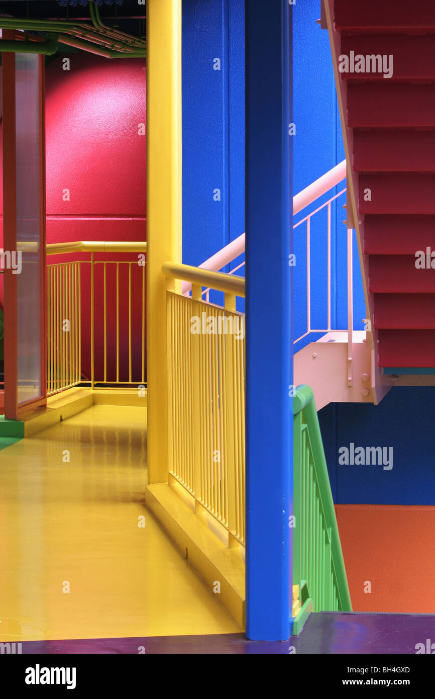 Images de la 9 appartements résidentiels, connu sous le nom de "destin réversible- Lofts En mémoire de Helen Keller', à Mitaka, Tokyo, Japon Banque D'Images