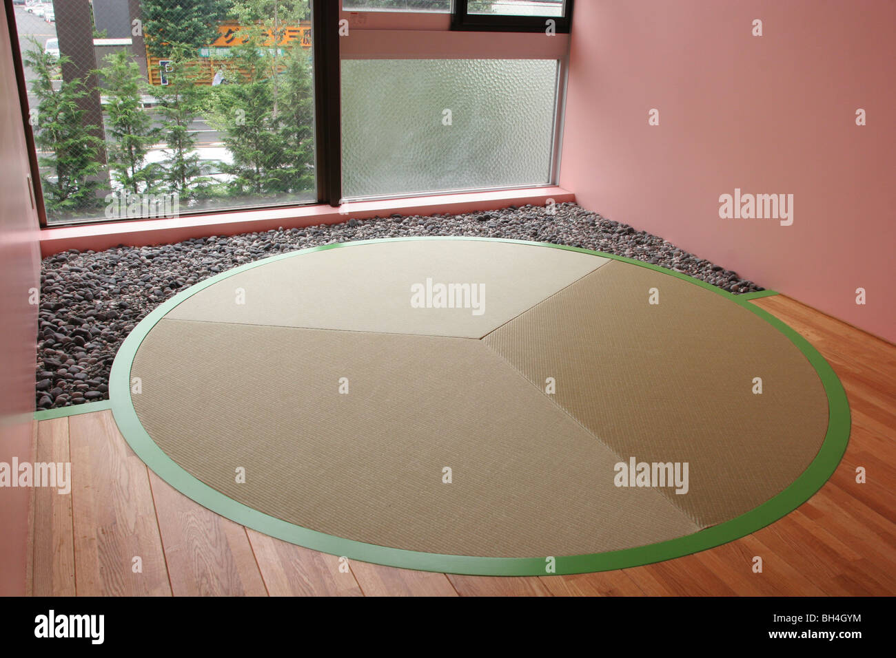 Images de la 9 appartements résidentiels, connu sous le nom de "destin réversible- Lofts En mémoire de Helen Keller', à Mitaka, Tokyo, Japon Banque D'Images