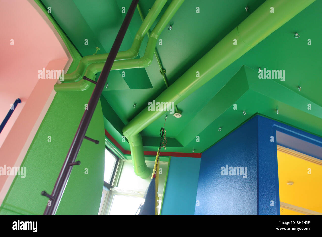 Images de la 9 appartements résidentiels, connu sous le nom de "destin réversible- Lofts En mémoire de Helen Keller', à Mitaka, Tokyo, Japon Banque D'Images