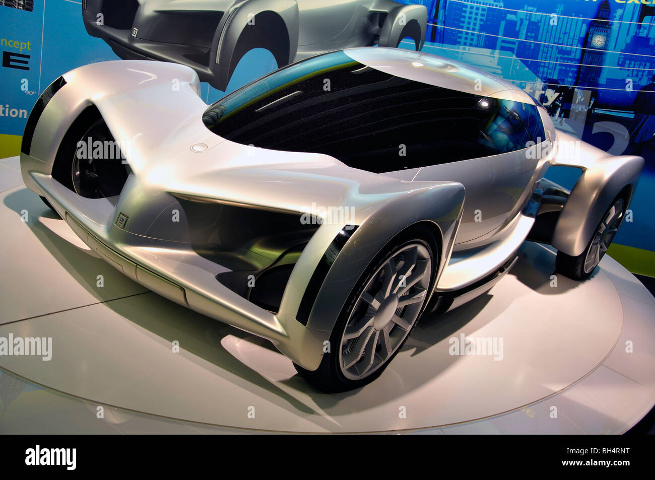 Voiture futuriste sur l'affichage à Disneyworld, Orlando, Floride, USA Banque D'Images