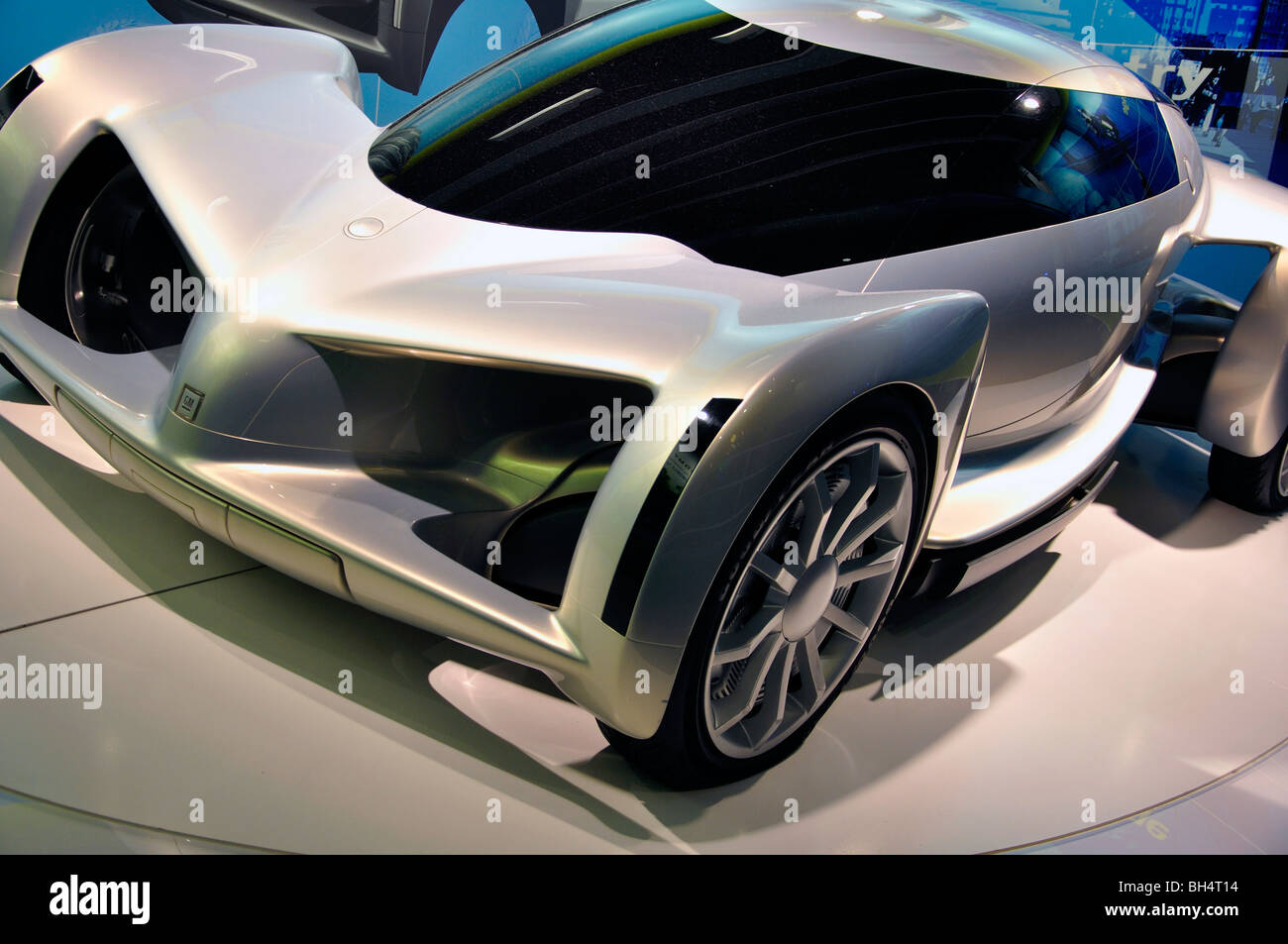 Voiture futuriste sur l'affichage à Disneyworld, Orlando, Floride, USA Banque D'Images