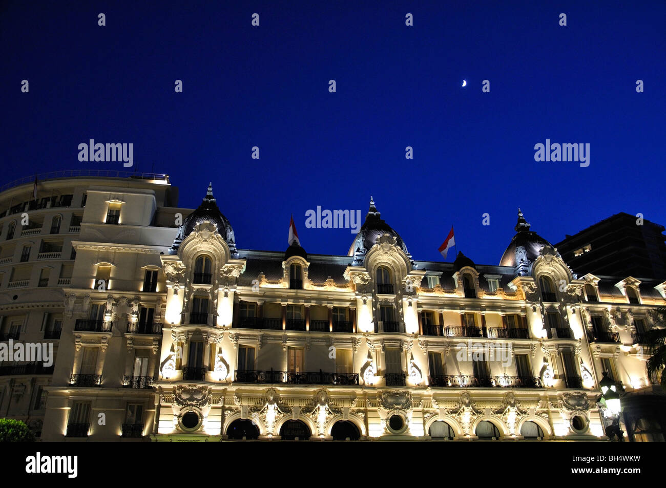 Hotel de Paris, Monaco Banque D'Images