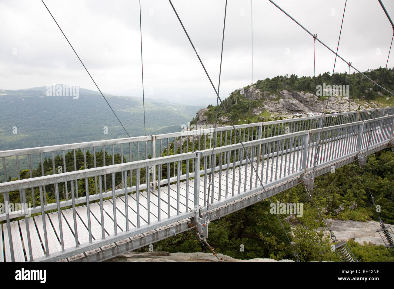 Grandfather Mountain en Caroline du Nord Banque D'Images