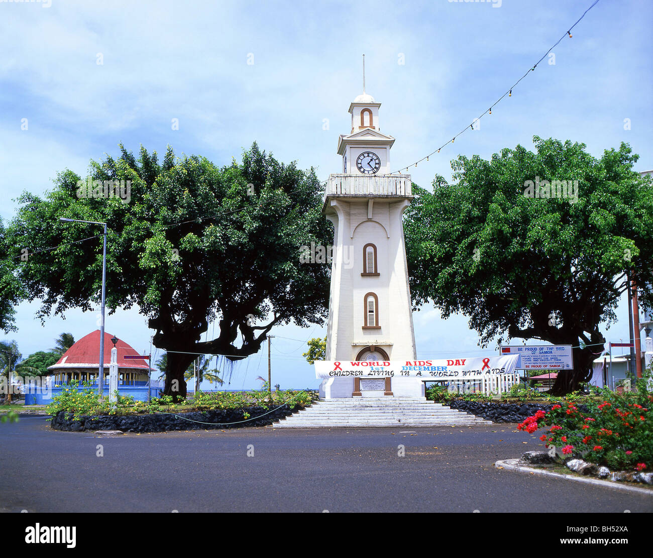War Memorial, du centre-ville, l'île d'Upolu, Apia, Samoa Banque D'Images