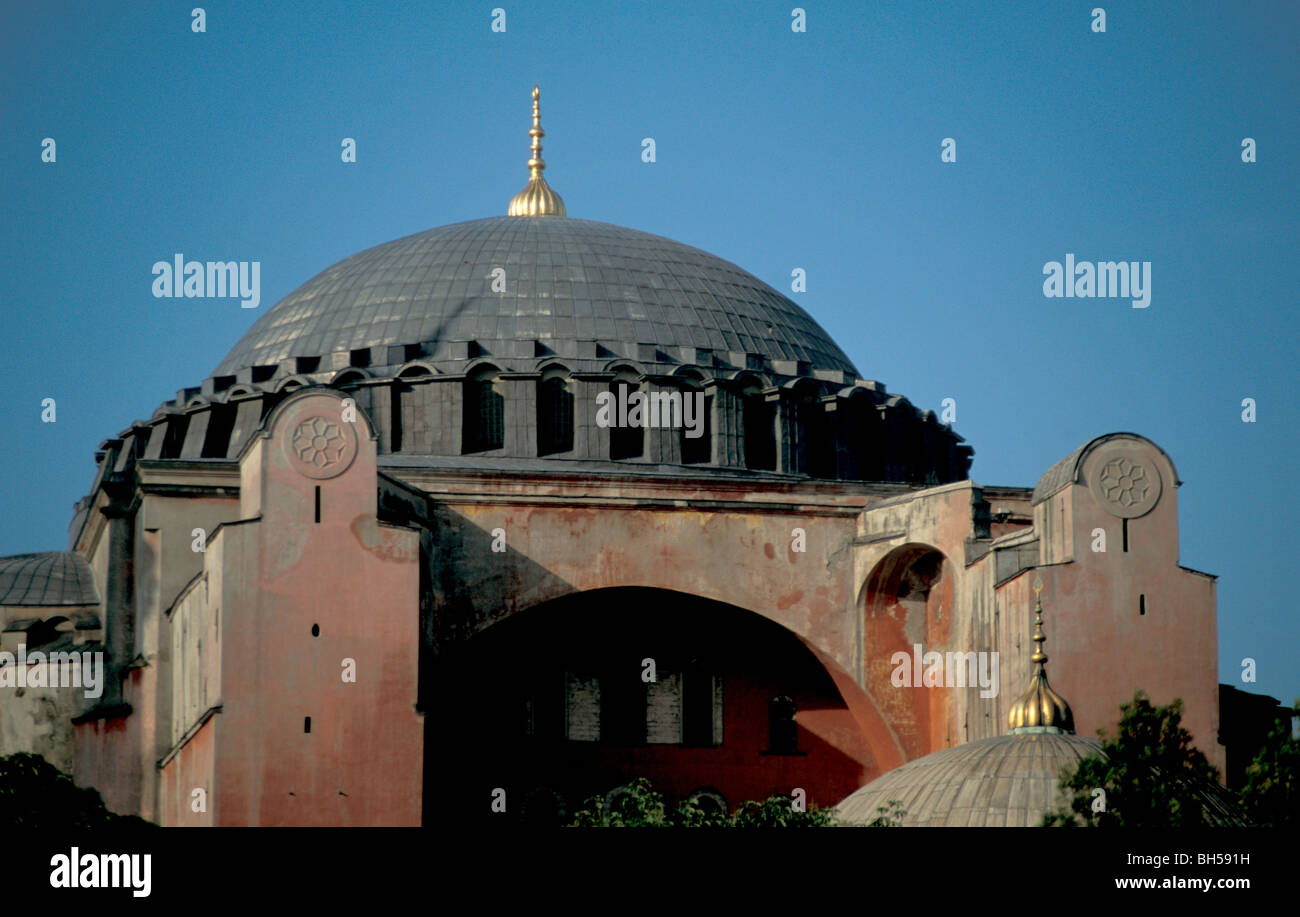 Turquie, Istanbul. Ayasofya basilique byzantine Banque D'Images