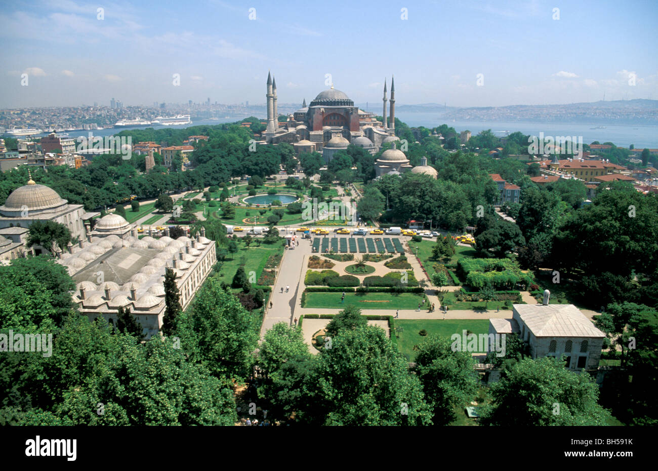 Turquie, Istanbul. Ayasofya basilique byzantine Banque D'Images