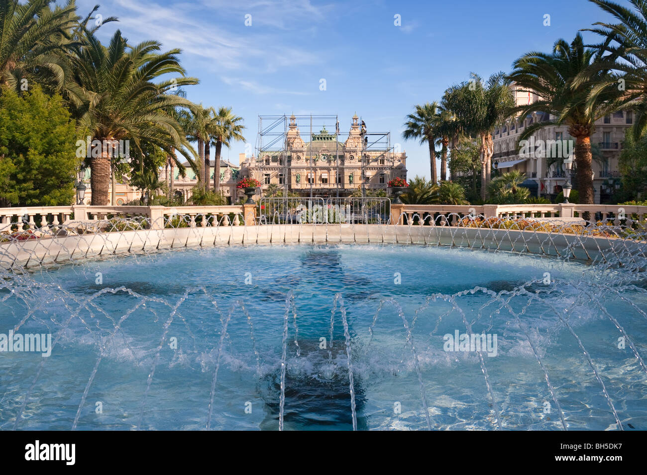 Fontaine de Monte Carlo, Monaco Banque D'Images