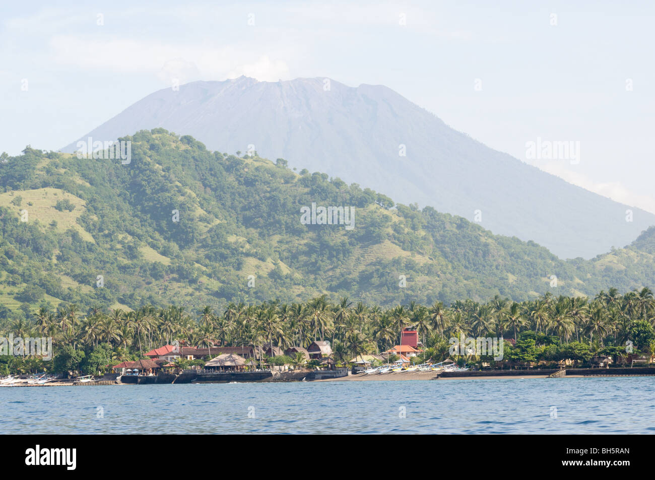 Agung volcan, Bali,l'Indonésie Banque D'Images