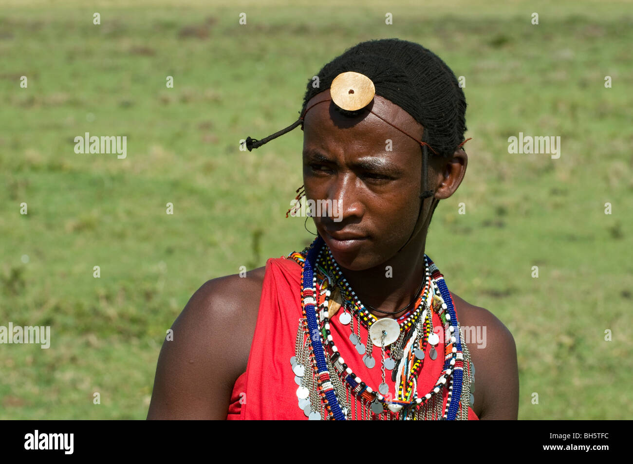 Homme Masai, Masai Mara, Kenya. M. Banque D'Images