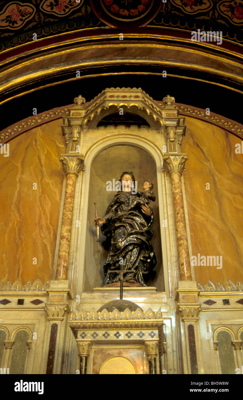 Tuekey, Izmir. Eglise de Saint Polycarpe, chapelle de la Vierge Noire Banque D'Images