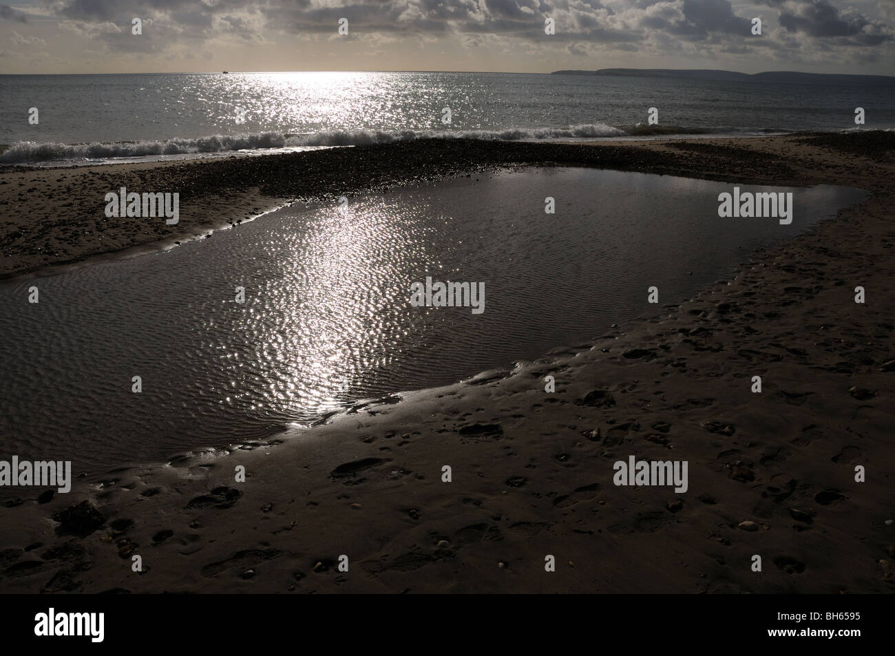 Trou d’eau Banque D'Images