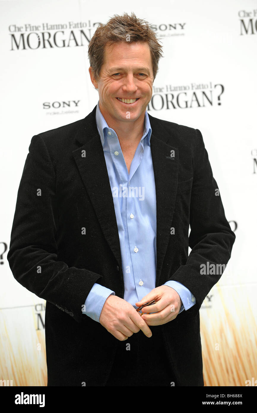 Hugh Grant Avez-vous entendu parler de Morgan - Photocall - Roma 28/1/2010 Hotel Hassler Banque D'Images