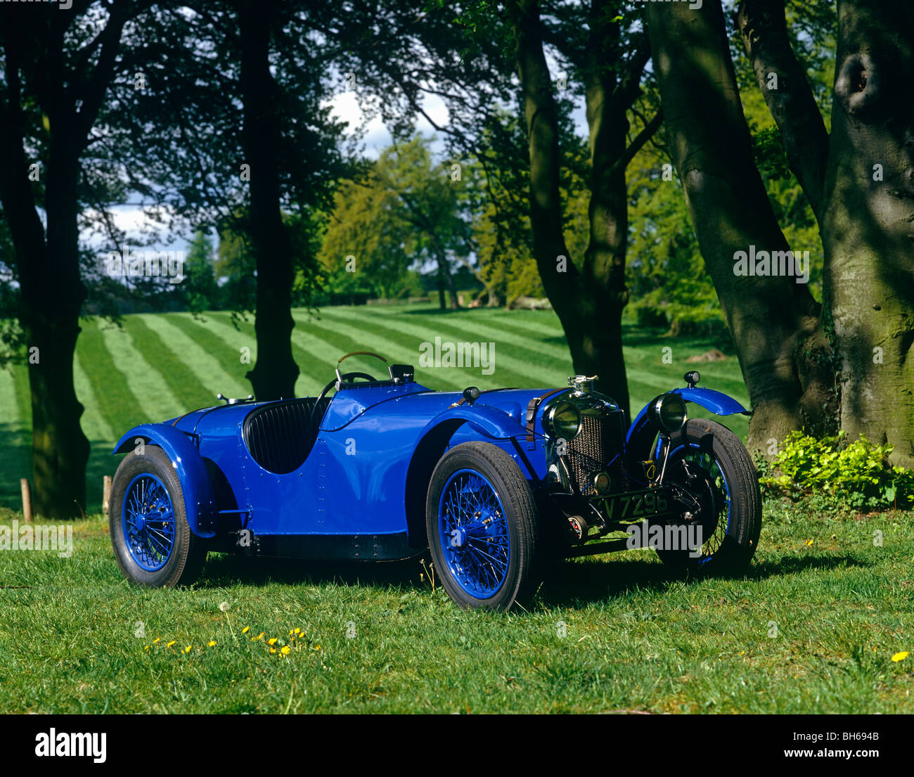 Vintage Car, Riley Banque D'Images