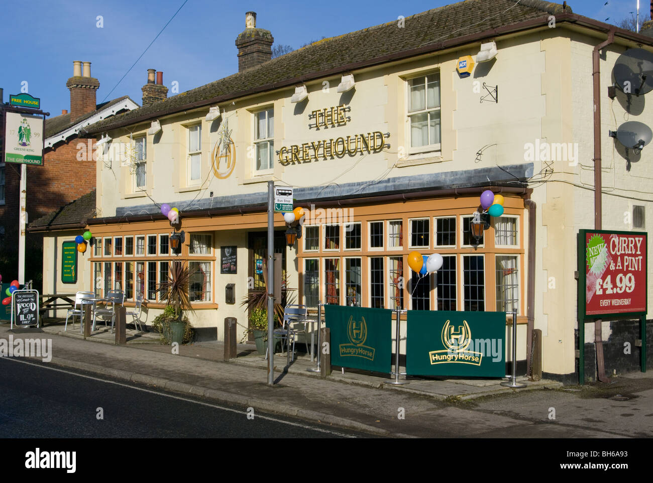 Le Greyhound Public House Charlwood Surrey Banque D'Images
